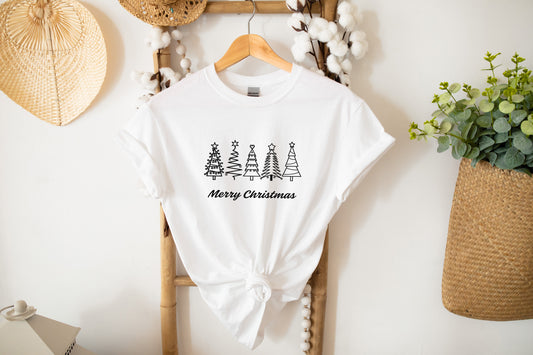 Christmas Tree T-Shirt, Holiday Gift Tee, Merry Christmas Shirt, Unisex Christmas Apparel, Festive T-Shirt, Winter Celebration Top - Saldersoncloutier