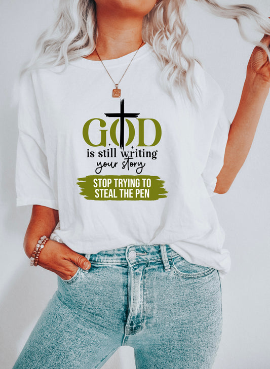 Inspirational Faith T-Shirt, Christian Apparel, Motivational Tee, Spiritual Gift, Religious Clothing - Saldersoncloutier