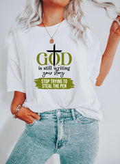 Inspirational Faith T-Shirt, Christian Apparel, Motivational Tee, Spiritual Gift, Religious Clothing - Saldersoncloutier